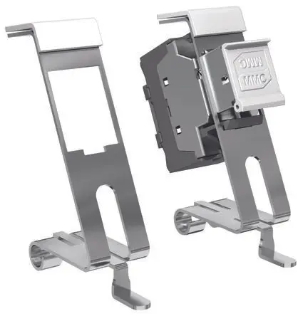 Produktfoto 1 von AXINDUS DIN-Schienenadapter für RJ45-Steckverbinder