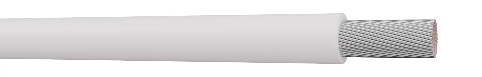 Produktfoto 1 von AXINDUS Einzeladerleitung, 22 AWG 305m Weiß PVC isoliert Ø 1.6mm