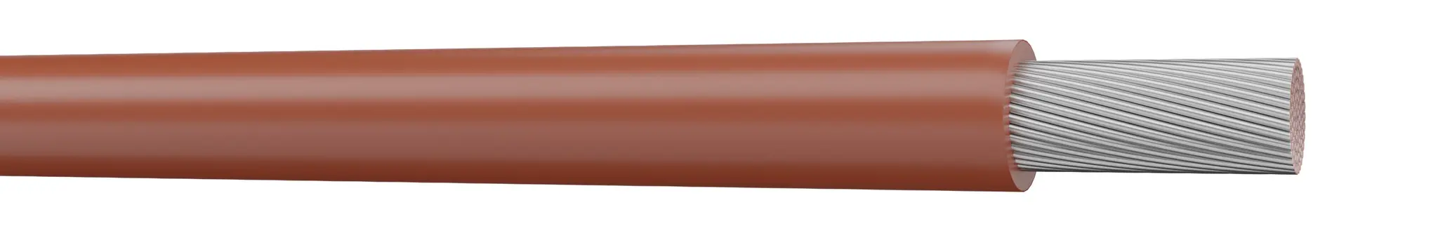 Produktfoto 1 von AXINDUS Einzeladerleitung, 18 AWG 305m Braun PVC isoliert Ø 2mm