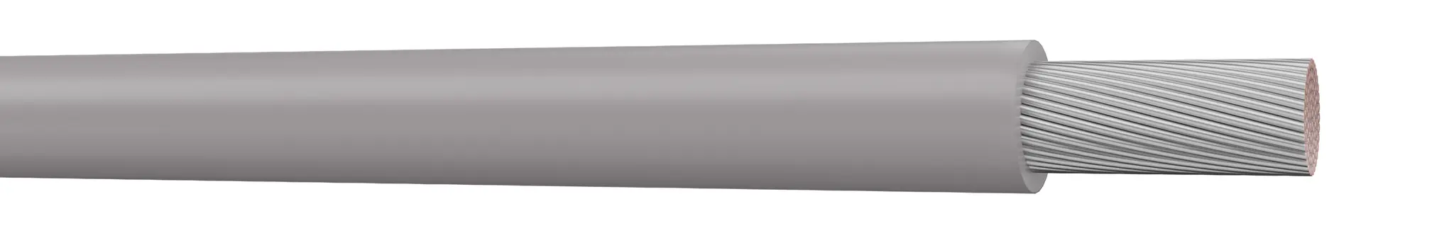 AXINDUS Einzeladerleitung, 20 AWG 305m Grau PVC isoliert Ø 1.8mm