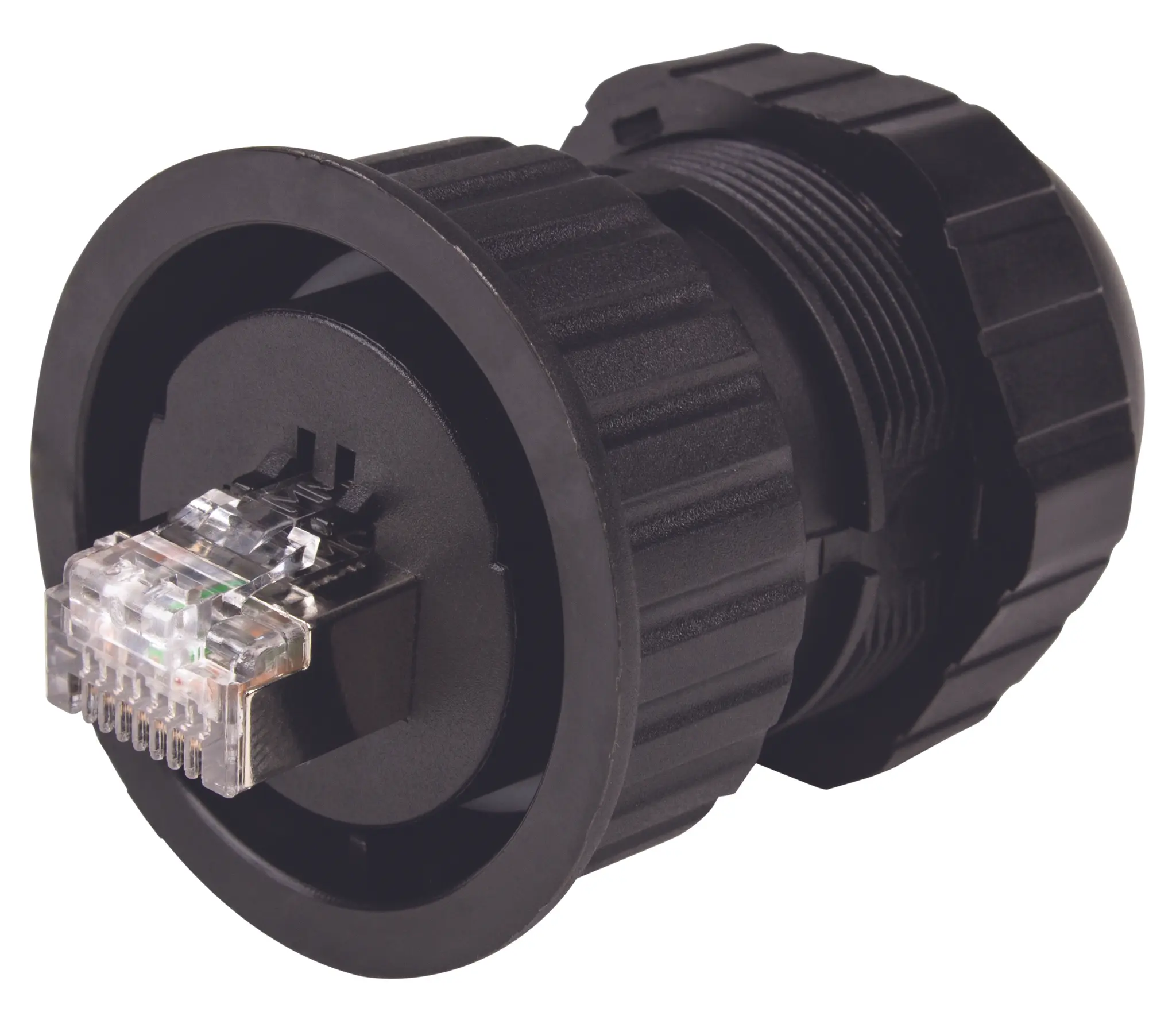 Produktfoto 1 von AXINDUS Stecker Ethernet-Steckverbinder, 1-Port 1-polig Abgeschirmt