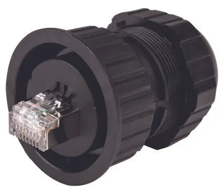 Produktfoto 1 von AXINDUS Stecker Ethernet-Steckverbinder, 1-Port 1-polig Abgeschirmt