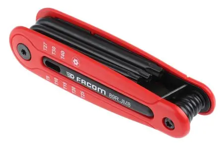 Produktfoto 1 von Facom TORX®-Schlüsselsatz 8, T8 - T10 - T15 - T20 - T25 - T27 - T30 - T40