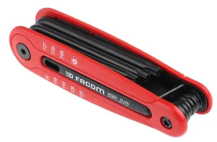 Produktfoto 1 von Facom TORX®-Schlüsselsatz 8, T8 - T10 - T15 - T20 - T25 - T27 - T30 - T40