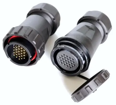 RS PRO SY29 Standard Rundsteckverbinder Stecker, Buchse 24-polig Stecker/Buchse 5A Kabel IP67