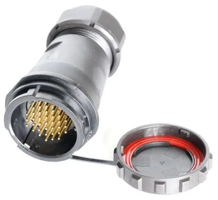 Produktfoto 1 von RS PRO SY29 Standard Rundsteckverbinder Stecker, Buchse 8-polig Stecker/Buchse 60A, 5 A Kabel IP67