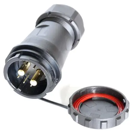 Produktfoto 1 von RS PRO SY29 Standard Rundsteckverbinder Stecker, Buchse 9-polig Stecker/Buchse 25A, 5 A Kabel IP67