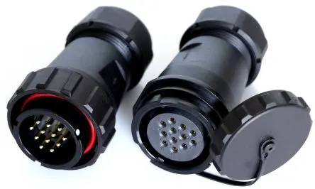 RS PRO SY29 Standard Rundsteckverbinder Stecker, Buchse 12-polig Stecker/Buchse 10A Kabel IP67