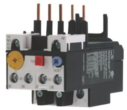 Produktfoto 1 von RS PRO Thermisches Überlastrelais, / 2.4A 5.4 W 1 Schließer/1 Öffner, 4000V ac / 2.4A