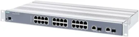 Produktfoto 1 von Siemens Netzwerk Switch 26-Port Managed Power Over Ethernet 1000Mbit/s