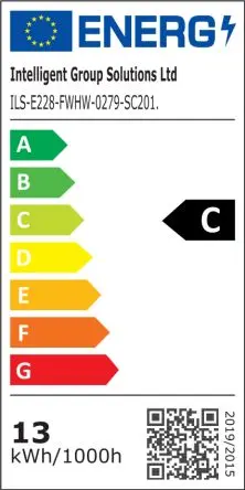 Produktfoto 1 von Intelligent LED Solutions Duris E2835 LED-Streifen, Flammenweiß, Warmweiß, 279 mm x 20 mm 39.9V dc 28LEDs/M 5.9 W/M