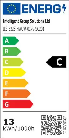 Produktfoto 1 von Intelligent LED Solutions Duris E2835 LED-Streifen, Warmweiß, Ultraweiß, 279 mm x 20 mm 39.9V dc 28LEDs/M 5.9 W/M