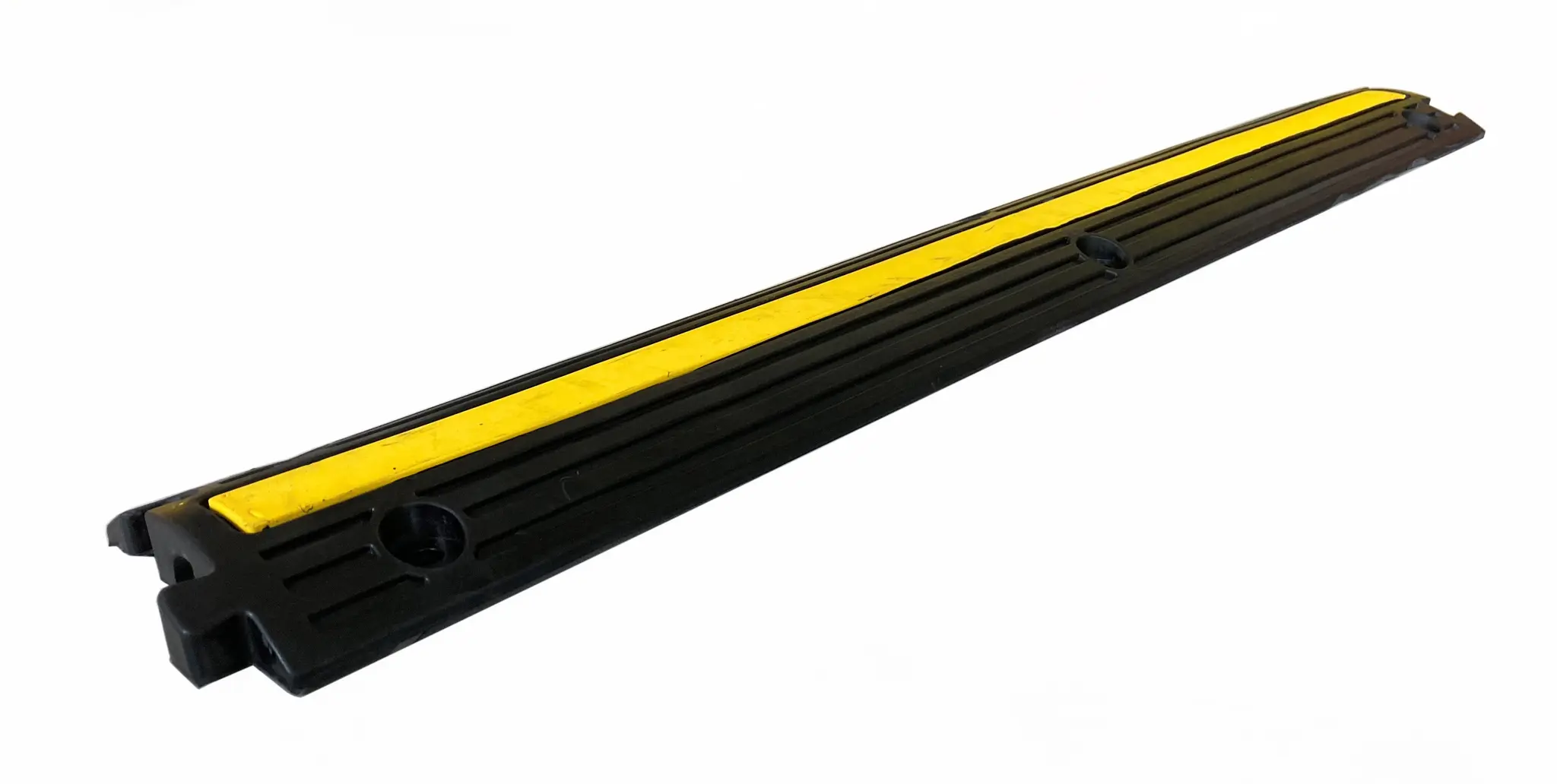 Produktfoto 1 von RS PRO Kabelabdeckung, Innen-Ø 20 mm, 150 mm x 1 m Gummi, Gelb, Schwarz