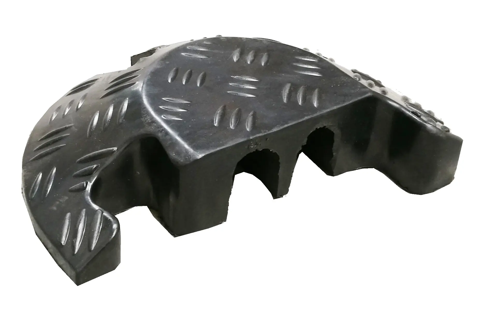 Produktfoto 1 von RS PRO Kabelabdeckung, 250 mm x 160 mm Gummi, Schwarz