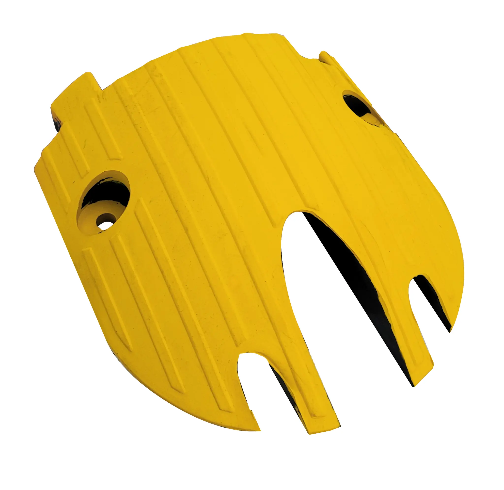 Produktfoto 1 von RS PRO Kabelabdeckung, 210 mm x 210 mm Gummi, Gelb