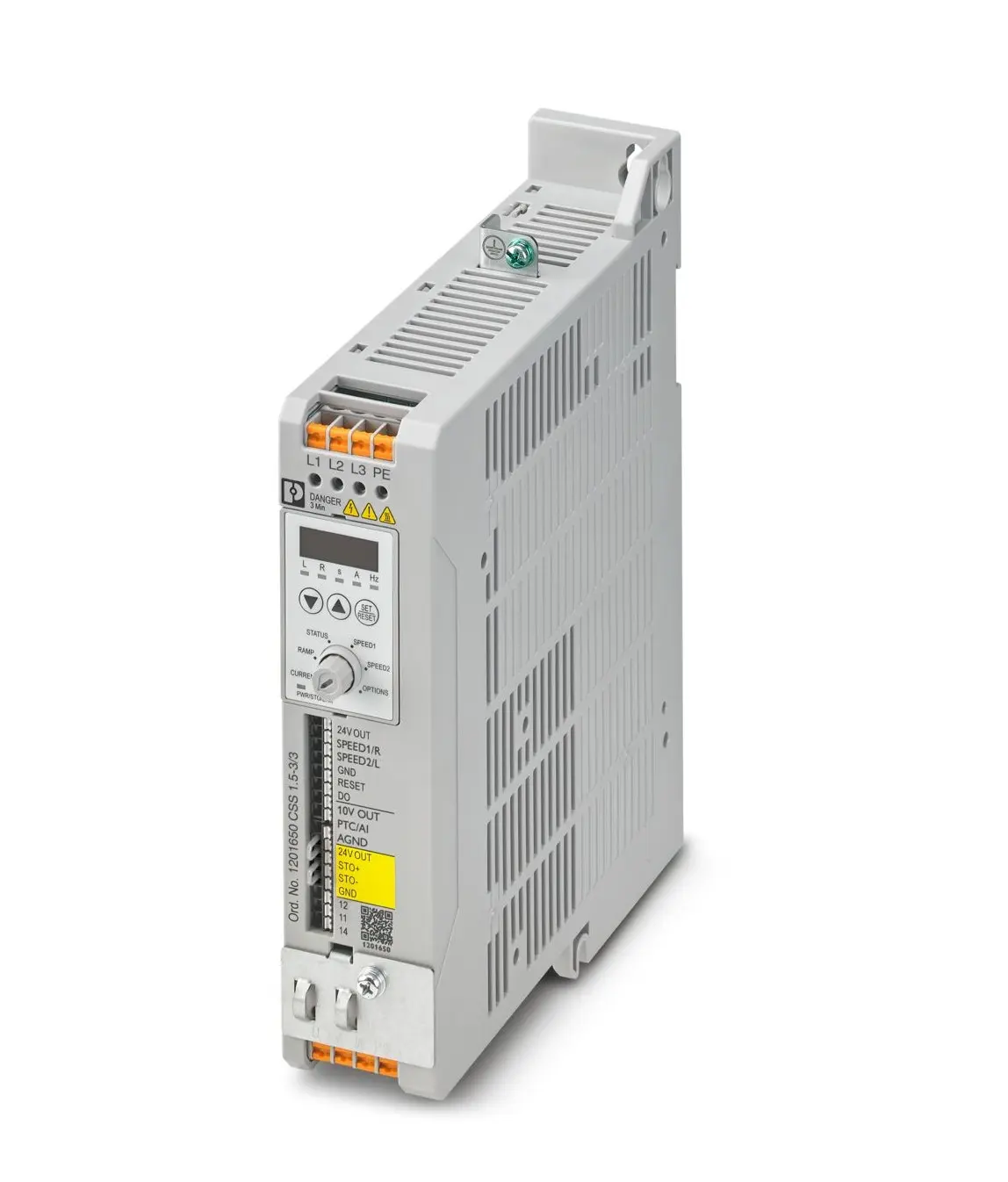 Phoenix Contact CSS 3-Phasen Anlasser mit variabler Drehzahl 1.5 kW 480 V ac 7.02 A 500Hz