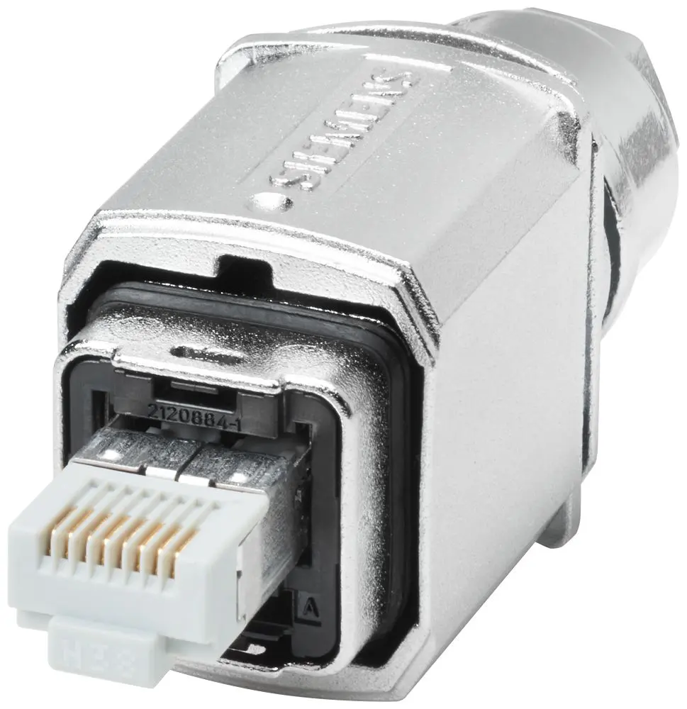 Produktfoto 1 von Siemens IE Stecker Ethernet-Steckverbinder, 8-Port 8-polig Kabel Gerade