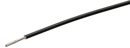 Produktfoto 1 von TE Connectivity FlexLite Temperaturbeständige Leitung 100 m Schwarz 19 Litzen Ethylen-Tetrafluorethylen
