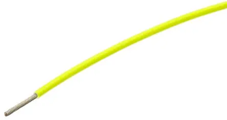 Produktfoto 1 von TE Connectivity FlexLite Schaltdraht, 22 AWG 100 m Gelb Ø 1.16 mm 19 Litzen Ethylen-Tetrafluorethylen