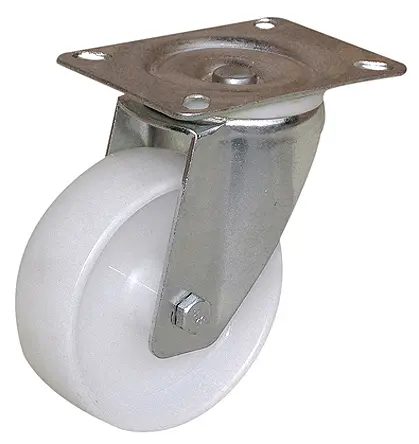 Produktfoto 1 von Guitel Hervieu Drehlager Lenkrolle, Rad ø 65mm, 65kg, Ges H. 86mm, Rad B. 27mm, 75 x 60mm, Platte, Polyolefin-Material