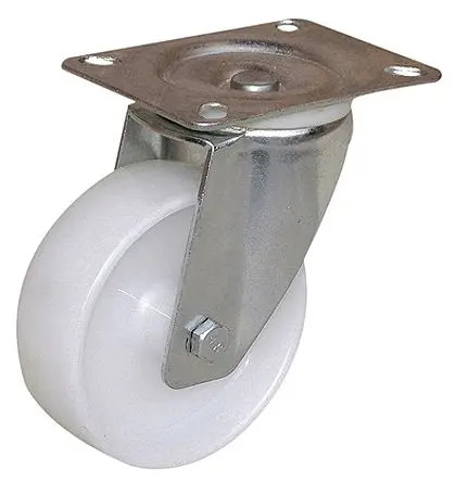 Produktfoto 1 von Guitel Hervieu Drehbar Rolle, Rad ø 65 mm, 65 kg, Ges H. 86 mm, Rad B. 27 mm, Polyolefin