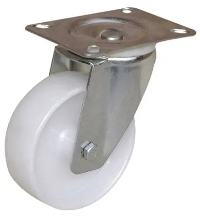 Produktfoto 1 von Guitel Hervieu Drehbar Rolle, Rad ø 125 mm, 125 kg, Ges H. 158 mm, Rad B. 37 mm, Polyolefin