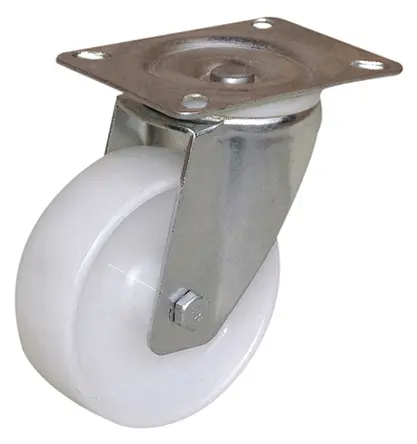 Produktfoto 1 von Guitel Hervieu Drehlager Lenkrolle, Rad ø 100mm, 100kg, Ges H. 130mm, Rad B. 32mm, 105 x 80mm, Platte,