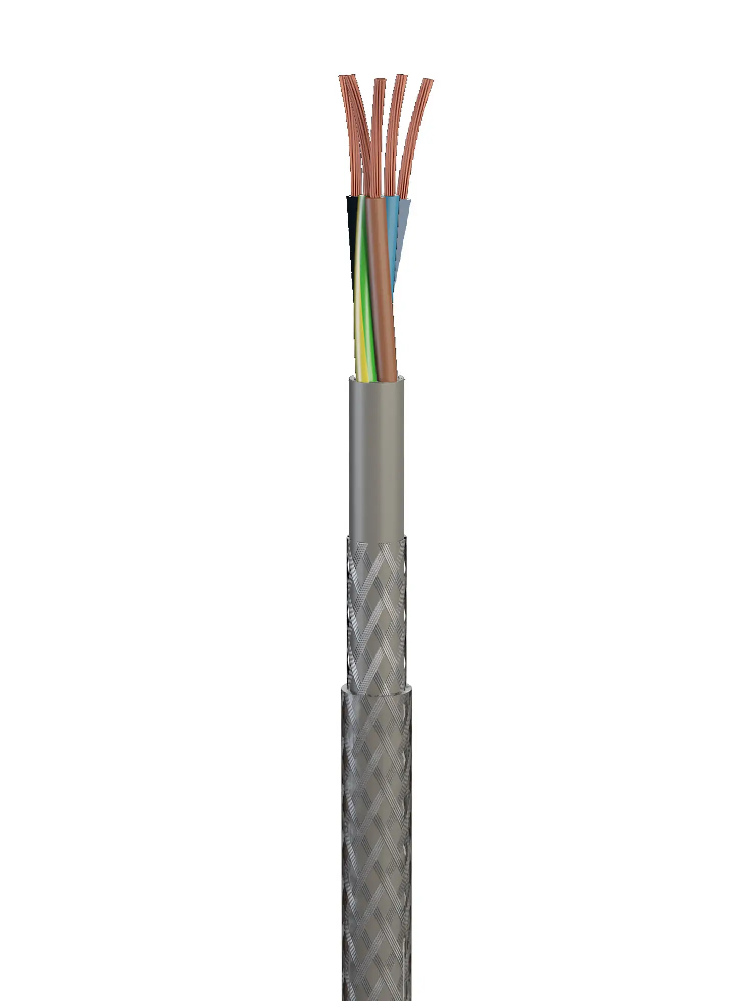 Produktfoto 1 von RS PRO SY Steuerkabel, 5-adrig 1.5 mm² Geschirmt Klar, 10 m, Polyvinylchlorid