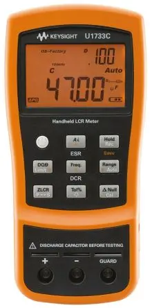 Produktfoto 1 von Keysight Technologies U1733C Tragbar LCR-Messgerät 20 mF 200 mΩ 2000 h, 100 kHz LCD, ISO-kalibriert