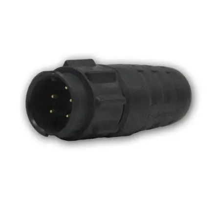 Produktfoto 1 von Switchcraft EN3 Standard Rundsteckverbinder Stecker 5-polig Stecker 7.5A Kabel IP68, IP69K