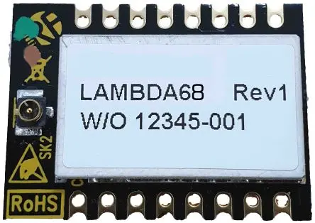 Produktfoto 1 von RF Solutions LoRa-Modul -129 dBm 22 dBm max., SPI LoRa