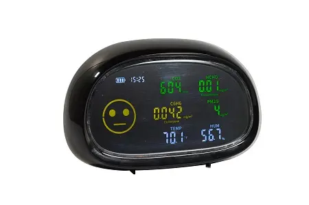Produktfoto 1 von Orium Quaelis 50 Datenloggerfunktion LCD Luftqualitätsüberwachung 70 °C / CO bis 9999 ppm, bis 50 °C, Netzteil,