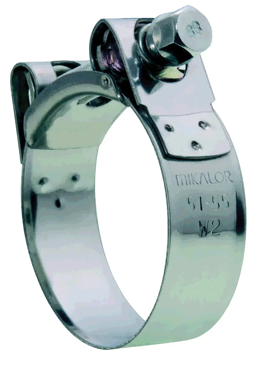 RS PRO Edelstahl, Stahl zinkplattiert (Bolzen) Schlauchschelle Bolzenschraube, mit Schraubkopfschraube 174 mm