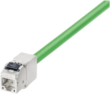 Produktfoto 1 von Siemens Buchse Cat6a RJ45 Buchsenleiste, 2-Port 8-polig DIN-Hutschiene Gerade
