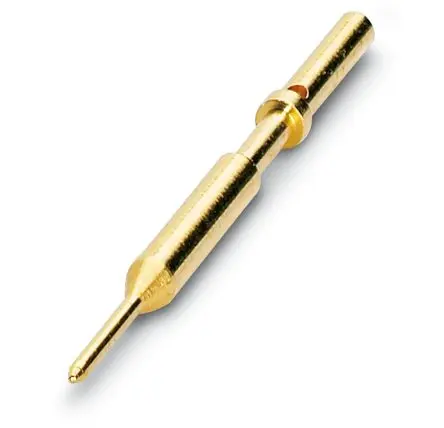 Produktfoto 1 von Phoenix Contact ST Crimpbefestigung Crimpkontakt Gedreht Größe 0.6 mm, 0.25mm²