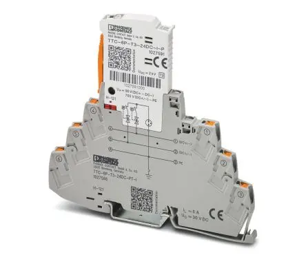 Produktfoto 1 von Phoenix Contact, Überlastschutzgerät 6 A DIN-Hutschiene TERMITRAB