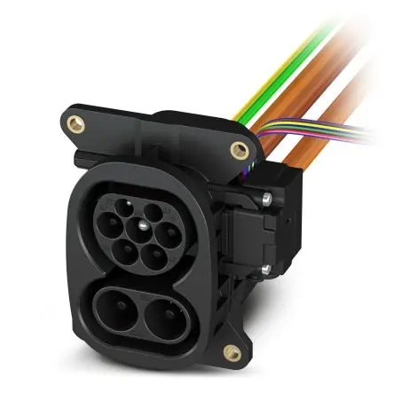 Produktfoto 1 von Phoenix Contact Elektrofahrzeug-Steckverbinder IP55, IP67