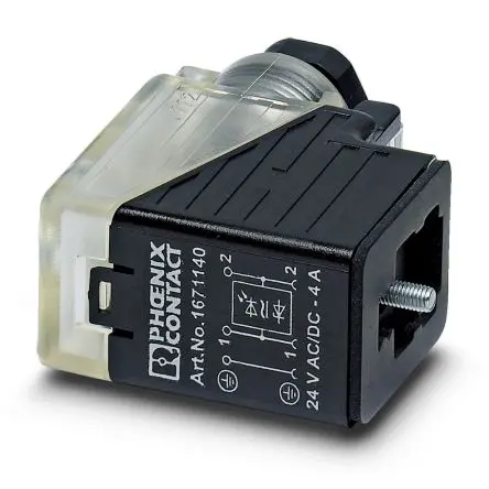 Produktfoto 1 von Phoenix Contact DIN 43650 Ventilsteckverbinder
