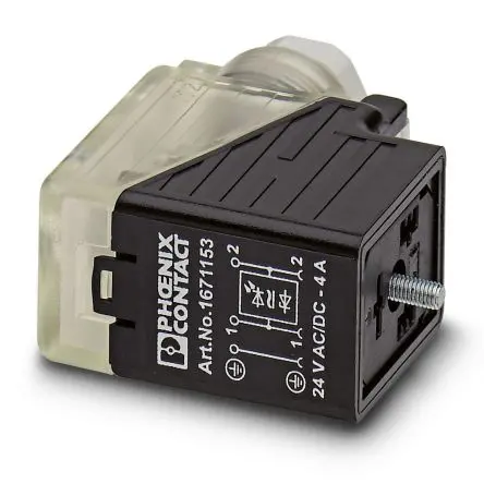 Produktfoto 1 von Phoenix Contact SACC-V-3CON-PG9/B-1L-S DIN 43650 Ventilsteckverbinder