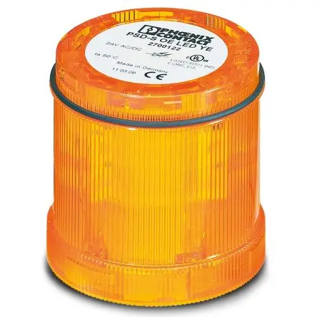 Produktfoto 1 von Phoenix Contact LED Signalturm 24V Gelb Wechselstrom/Gleichstrom IP65, 70 mm x 65.5 mm