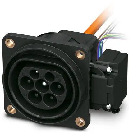 Produktfoto 1 von Phoenix Contact Elektrofahrzeug-Steckverbinder IP55, IP67