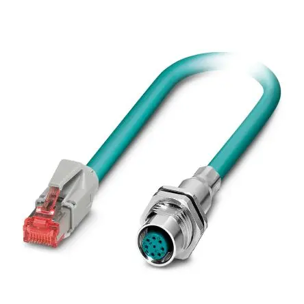 Produktfoto 1 von Phoenix Contact Sensor-Betätigungselementkabel, Mit Gewinde / RJ45, Länge 500 mm