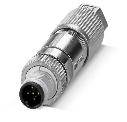 Produktfoto 1 von Phoenix Contact 9.7 mm M12 Rundsteckverbinder Stecker 5-polig 4A Kabel IP65, IP67