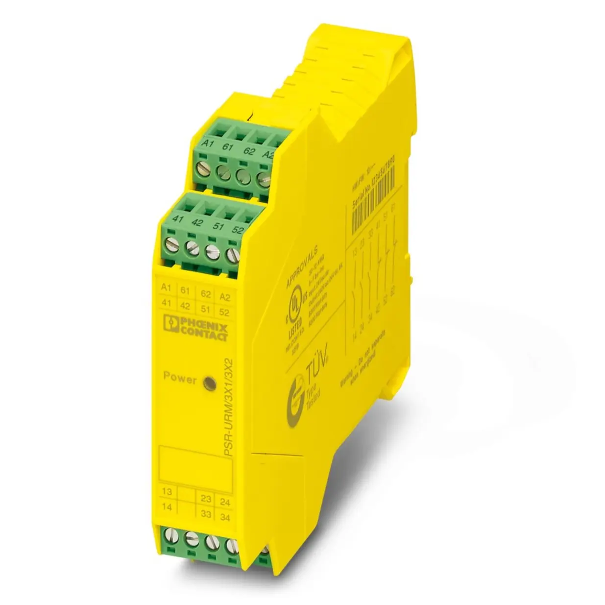 Produktfoto 1 von Phoenix Contact PSR SCP Steckrelais, 24V ac/dc, 2-Kanal Sicherheitsüberwachung