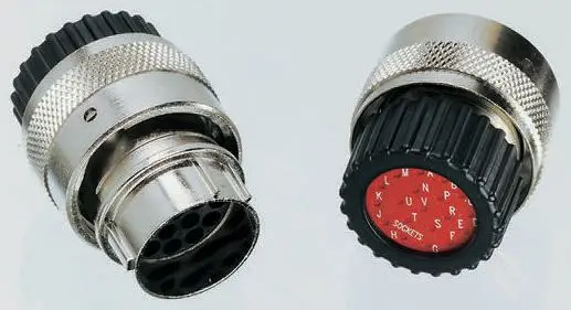 Produktfoto 1 von ITT Cannon Trident Neptune Metal 12 mm Standard Rundsteckverbinder Stecker 8-polig Buchse 40A Kabel IP40