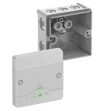 Spelsberg Abox 025-L Polystyrol Abzweigdose Grau IP66 Breite 80mm Höhe 52 mm Länge 80 mm