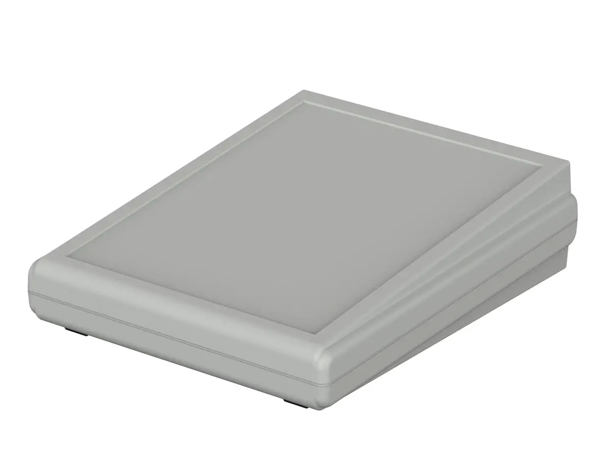 Produktfoto 1 von Bopla Futura ABS Pultgehäuse Geneigte Front, Hellgrau, 170 mm 44.9 mm, 132 mm, 216 g