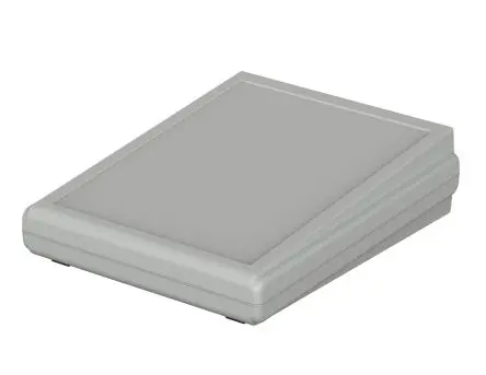 Produktfoto 1 von Bopla Futura ABS Pultgehäuse Geneigte Front, Hellgrau, 170 mm 44.9 mm, 132 mm, 216 g