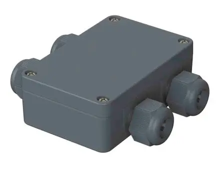 Produktfoto 1 von Bopla Euromas Polymas Polyamid Abzweigdose Schwarz IP65 0 Breite 64mm Höhe 34 mm Länge 98 mm