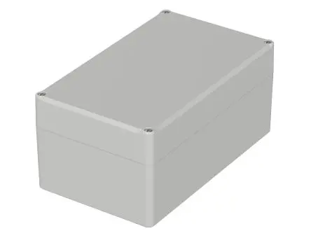 Produktfoto 1 von Bopla Euromas II; Gehäuse; Polycarbonat; Grau Geflanscht IP65 Breite 120 mm Höhe 92 mm Länge 200 mm